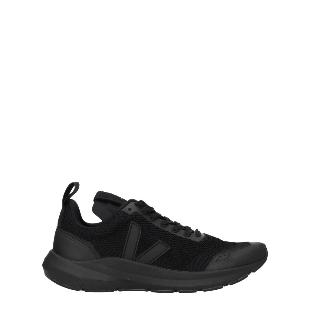 Veja Black Fabric Sneakers