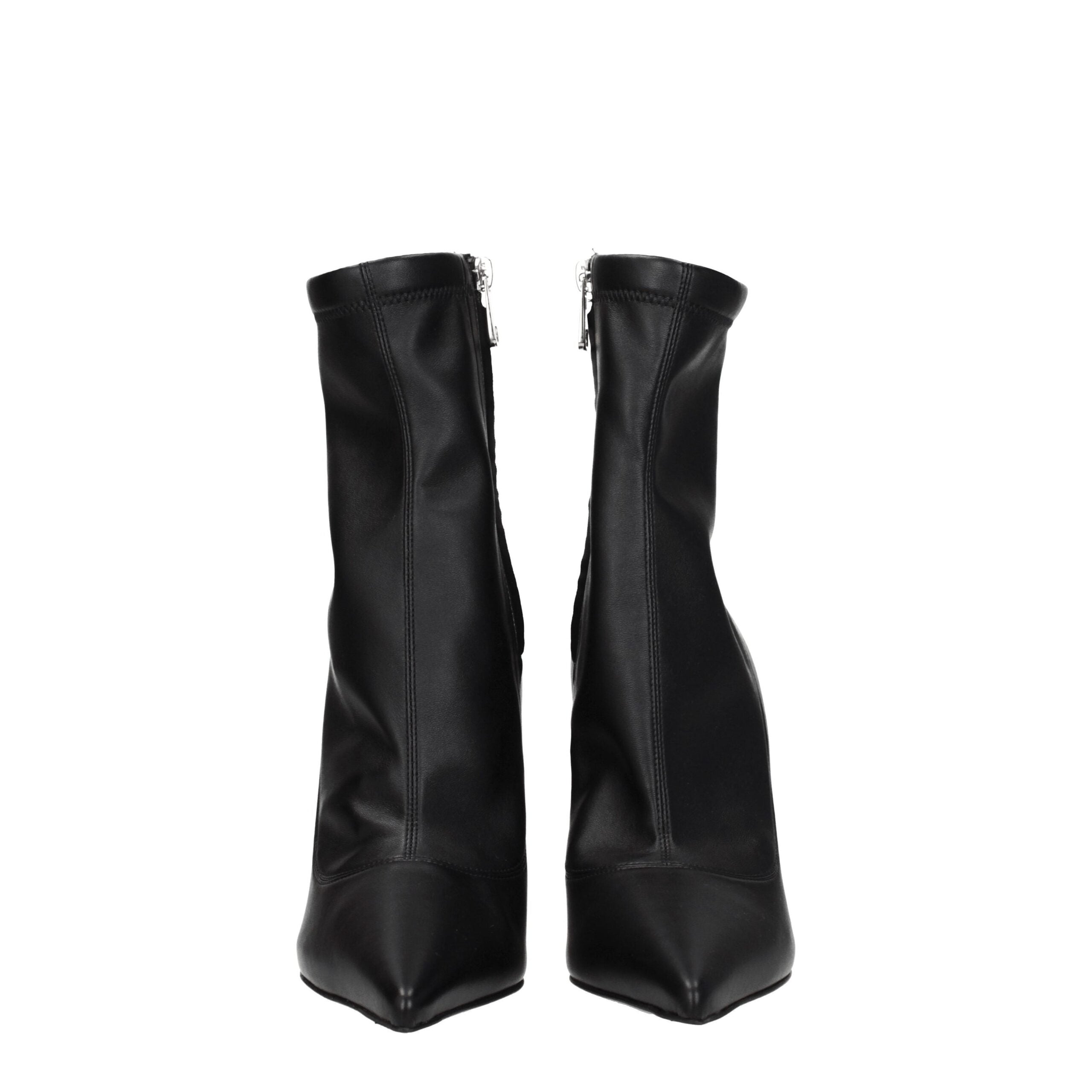 Dolce & Gabbana Black Leather Ankle
