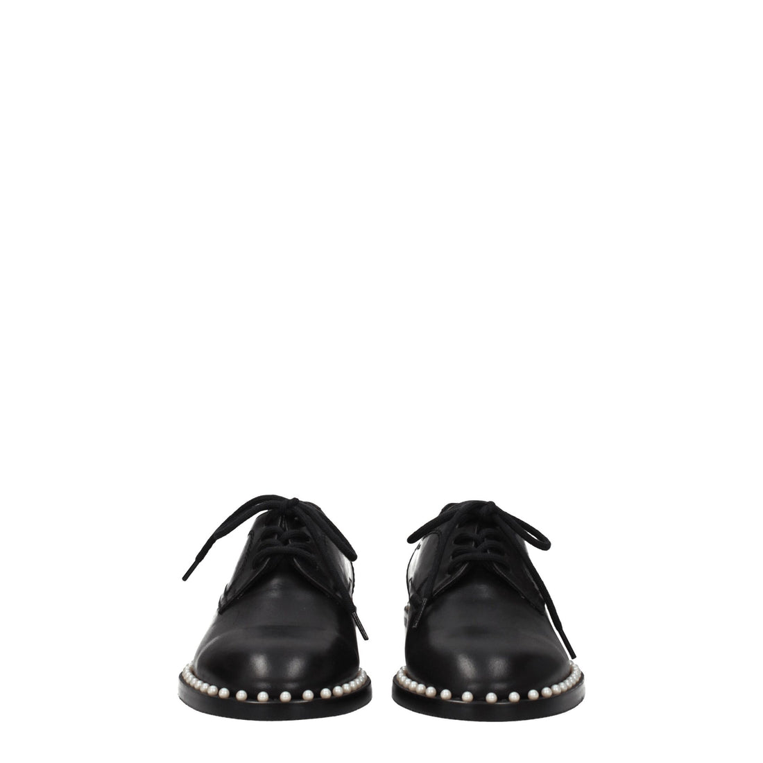 Stuart Weitzman Black Leather Oxfords And Derbies