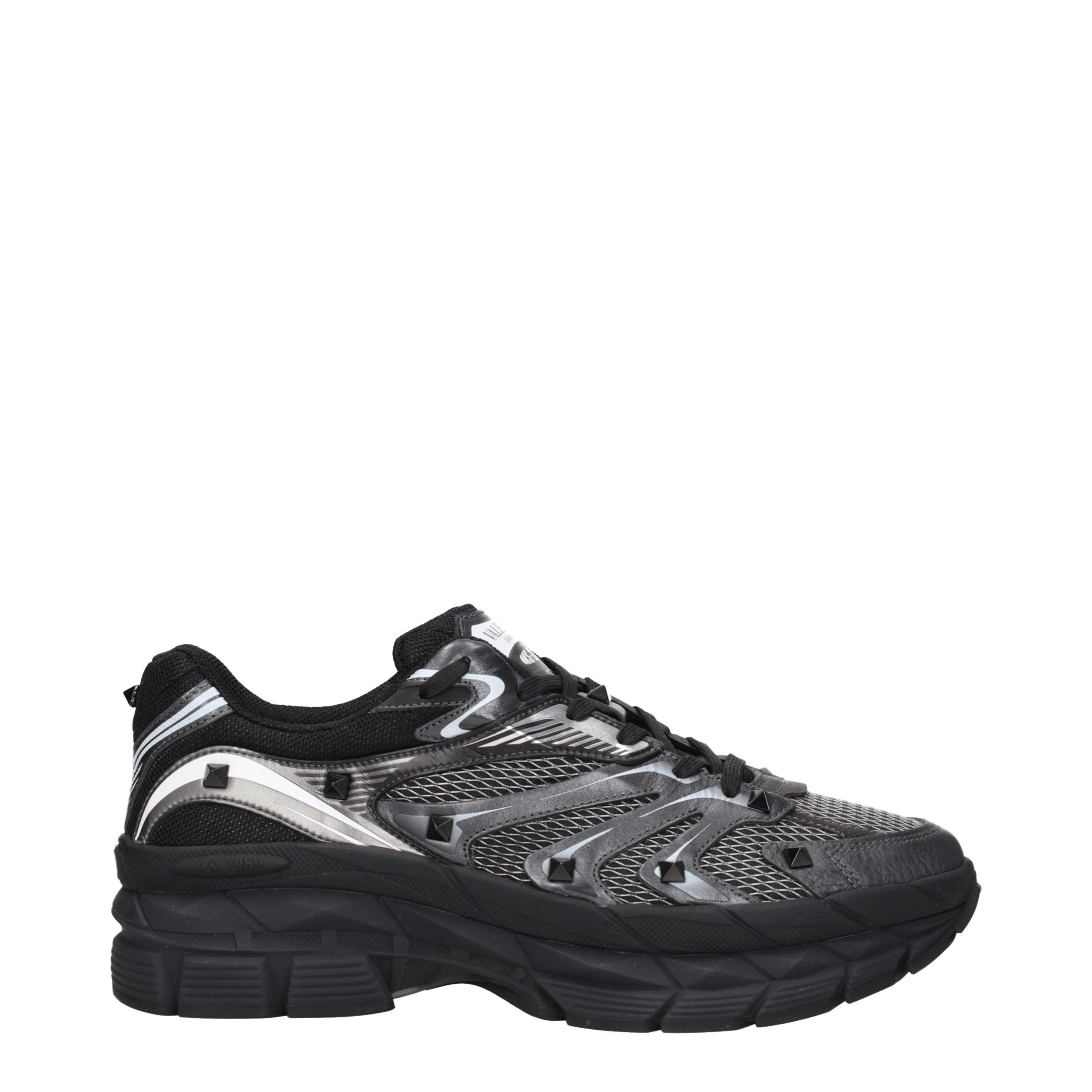 Valentino Garavani Black Fabric Sneakers