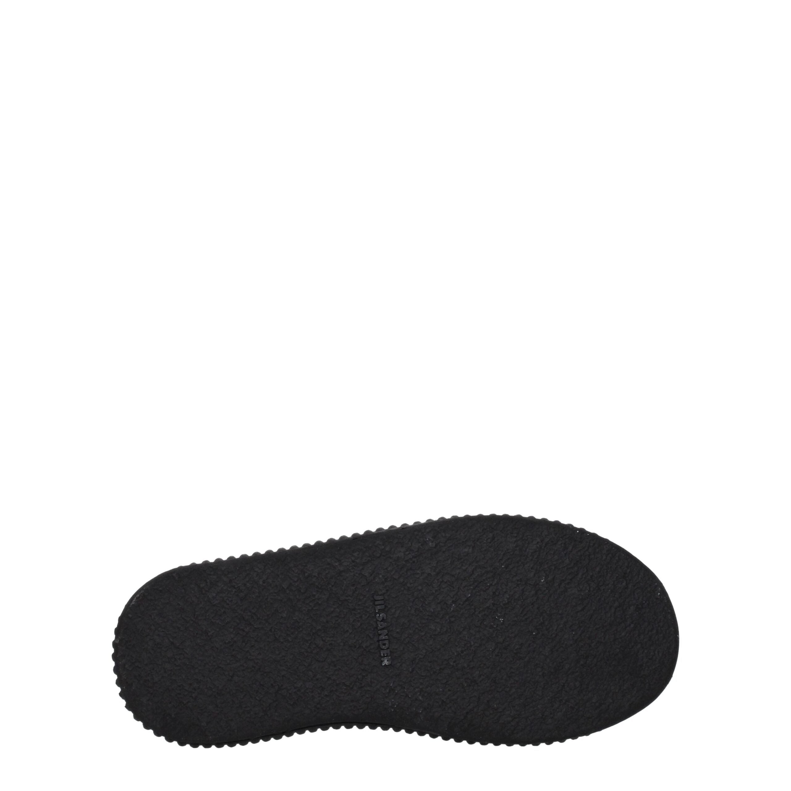 Jil Sander Black Fabric Sneakers