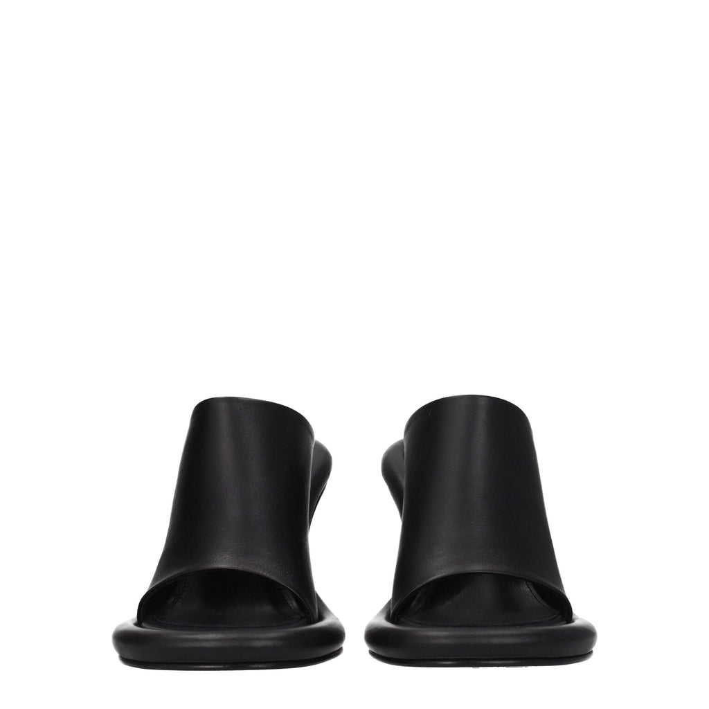 Jw Anderson Black Leather Sandal