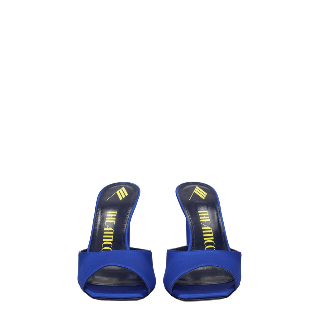 The Attico Blue Satin Sandal