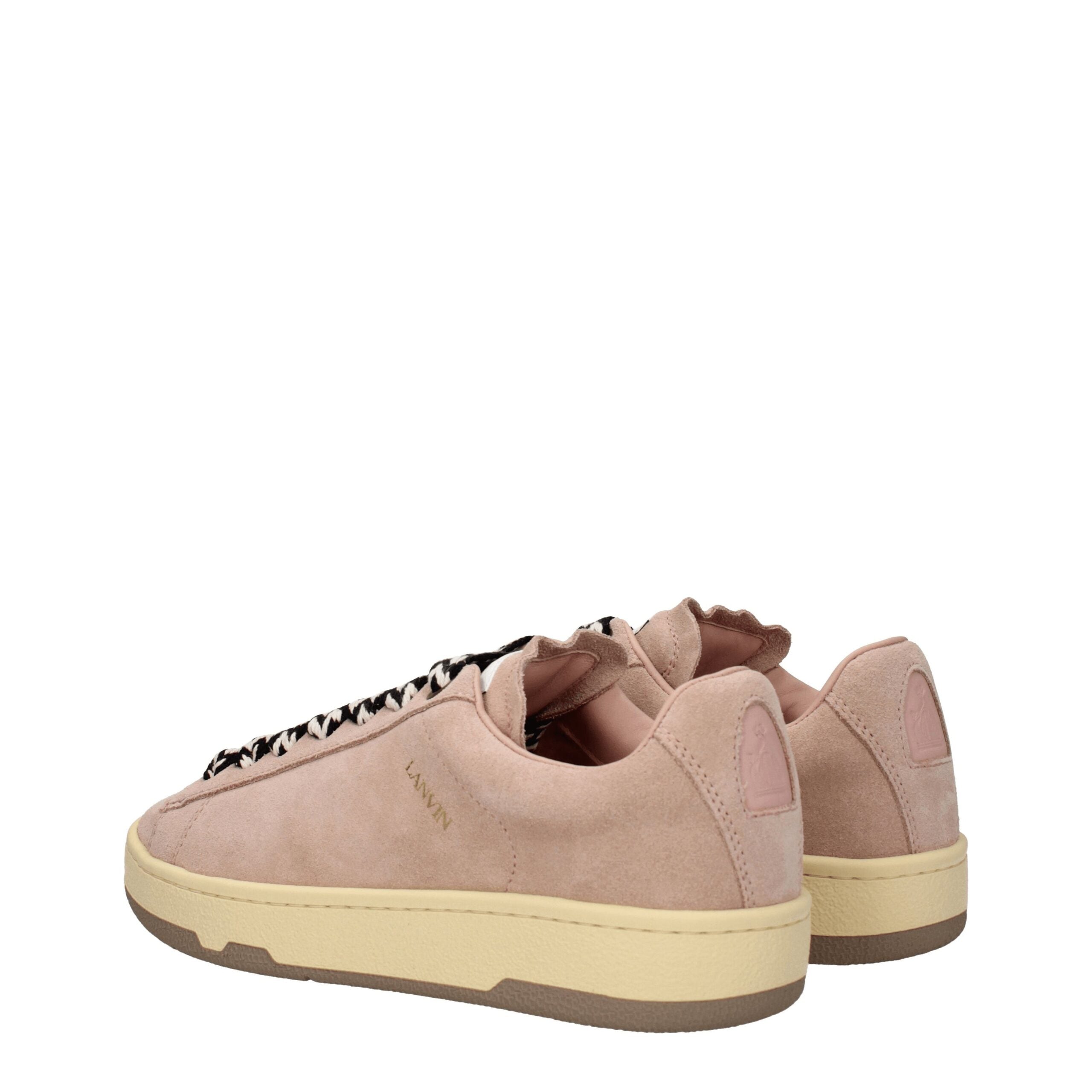 Lanvin Pink Leather Sneakers