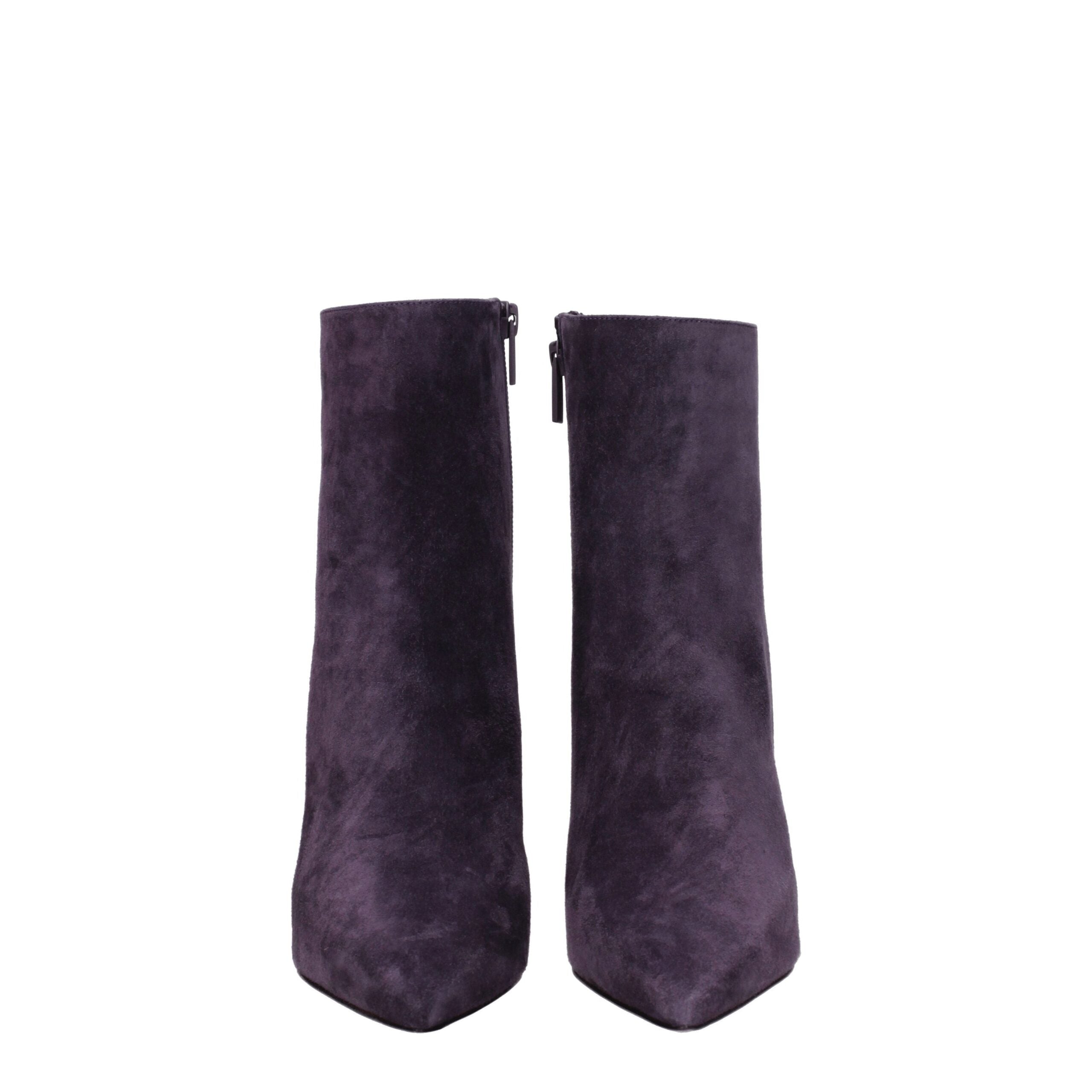 Christian Louboutin Purple Leather Ankle