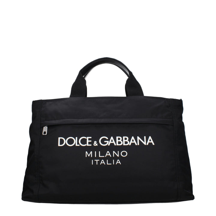 Dolce & Gabbana Black Fabric Luggage And Travel