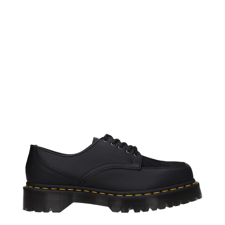Dr. Martens Black Leather Oxfords And Derbies