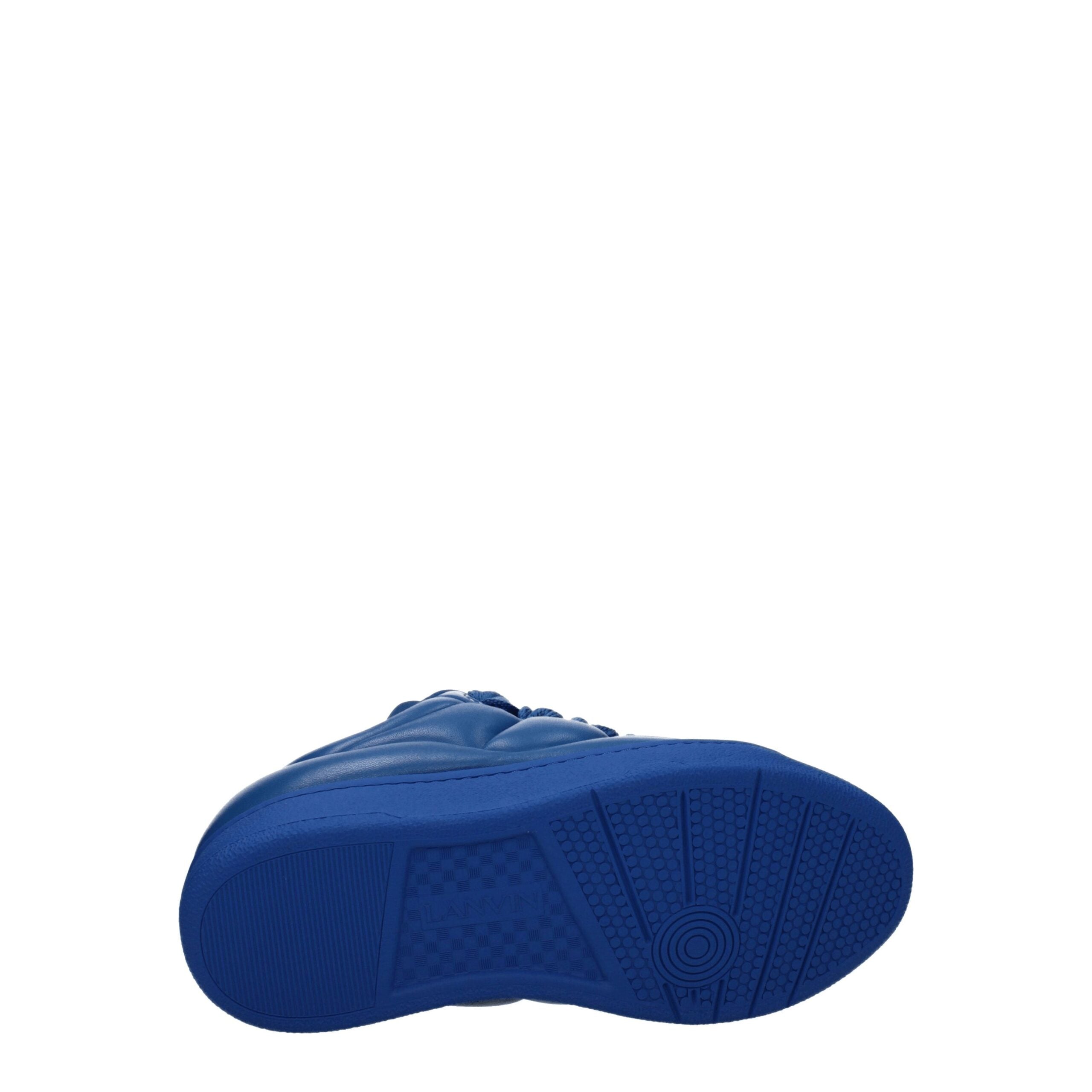 Lanvin Blue Leather Sneakers
