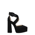 Jimmy Choo Gian Women's Black Satin Sandals