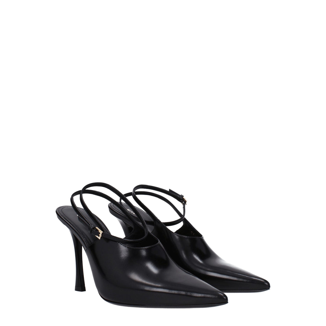 Givenchy Black Leather High Heel Pumps