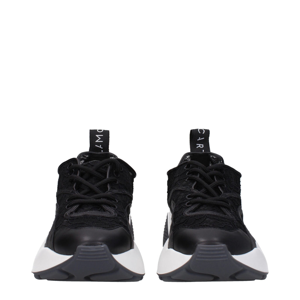 Stella McCartney Black Fabric Sneakers