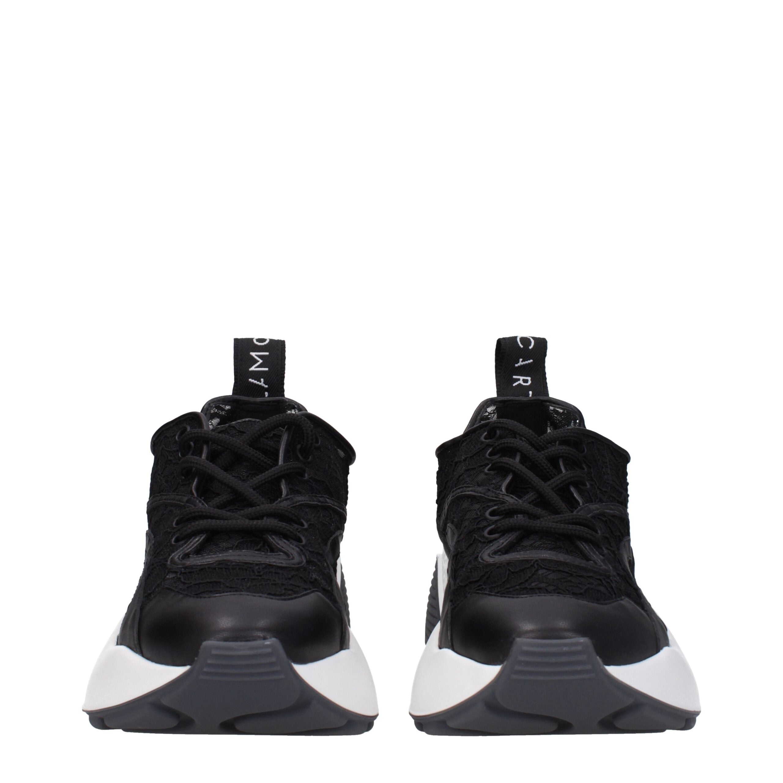 Stella McCartney Black Fabric Sneakers
