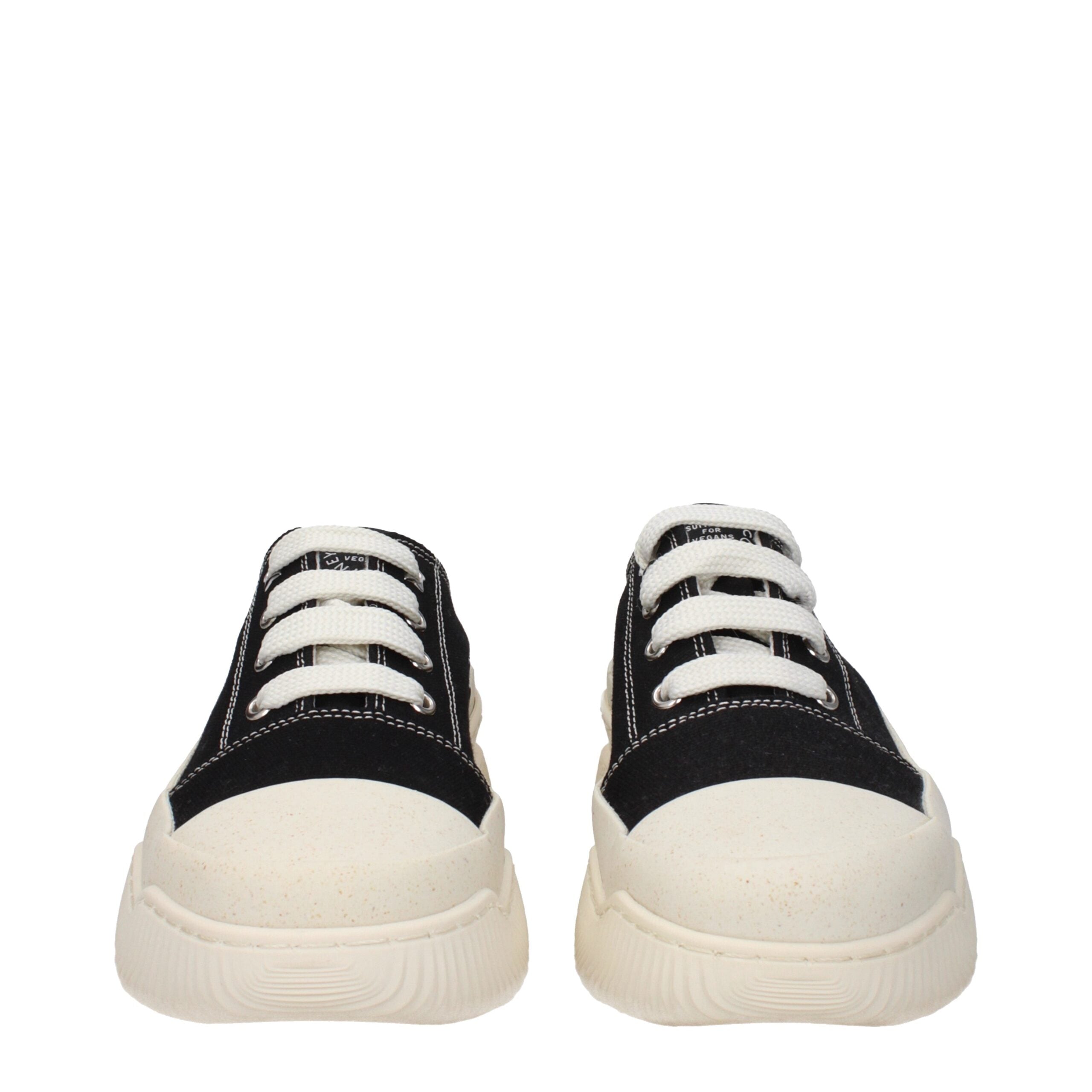Stella McCartney Black Fabric Sneakers