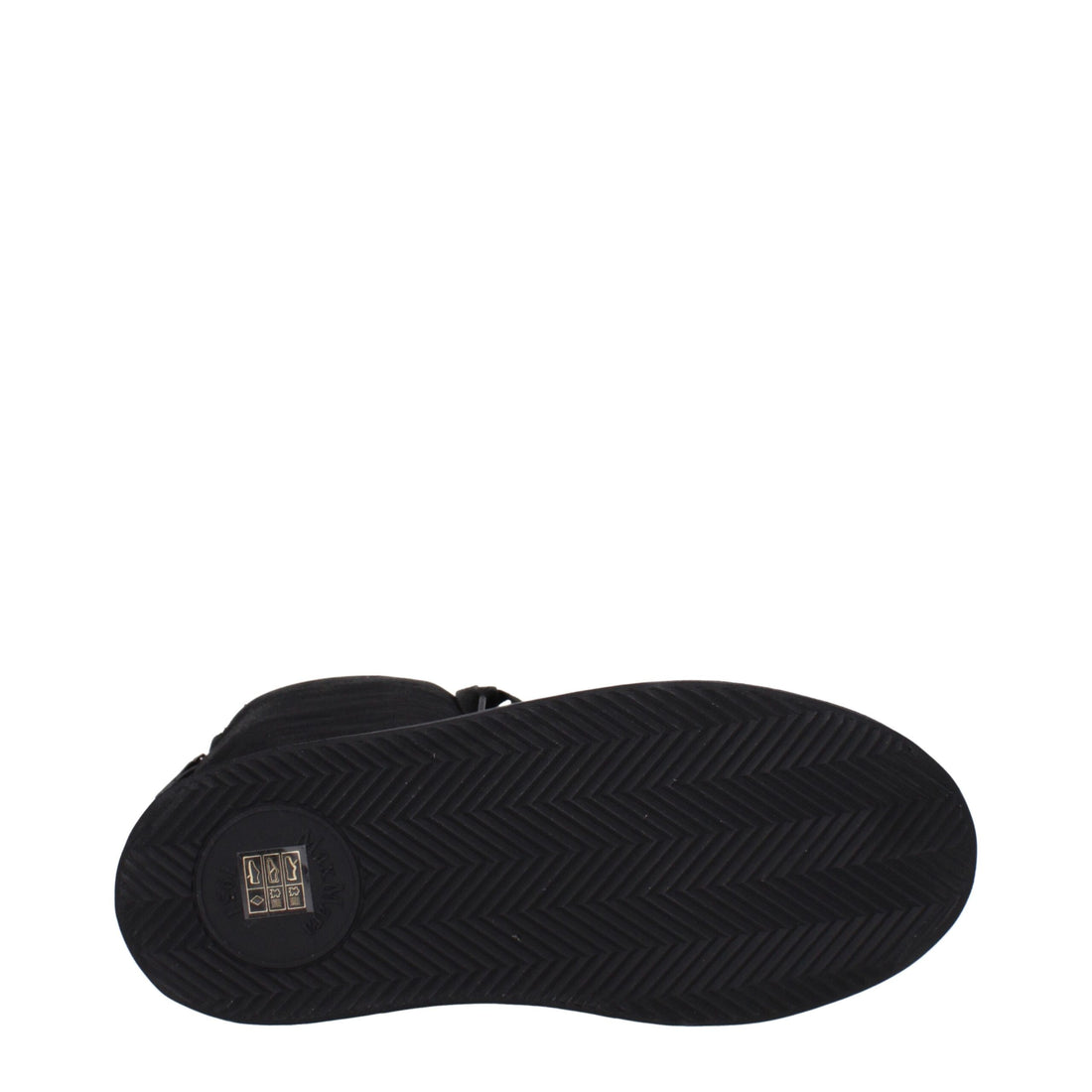 Max Mara Black Fabric Lace-Up Boots