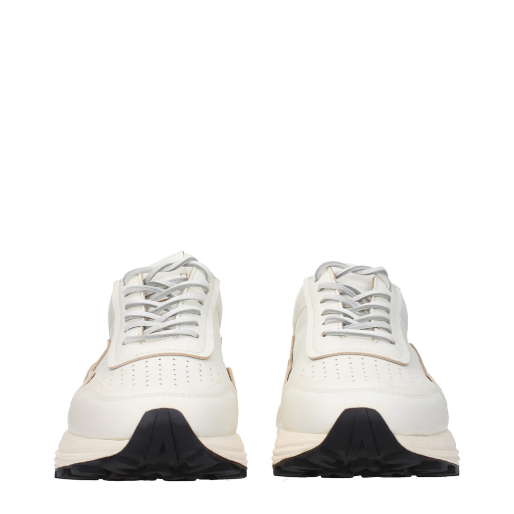 Buttero White Leather Sneakers