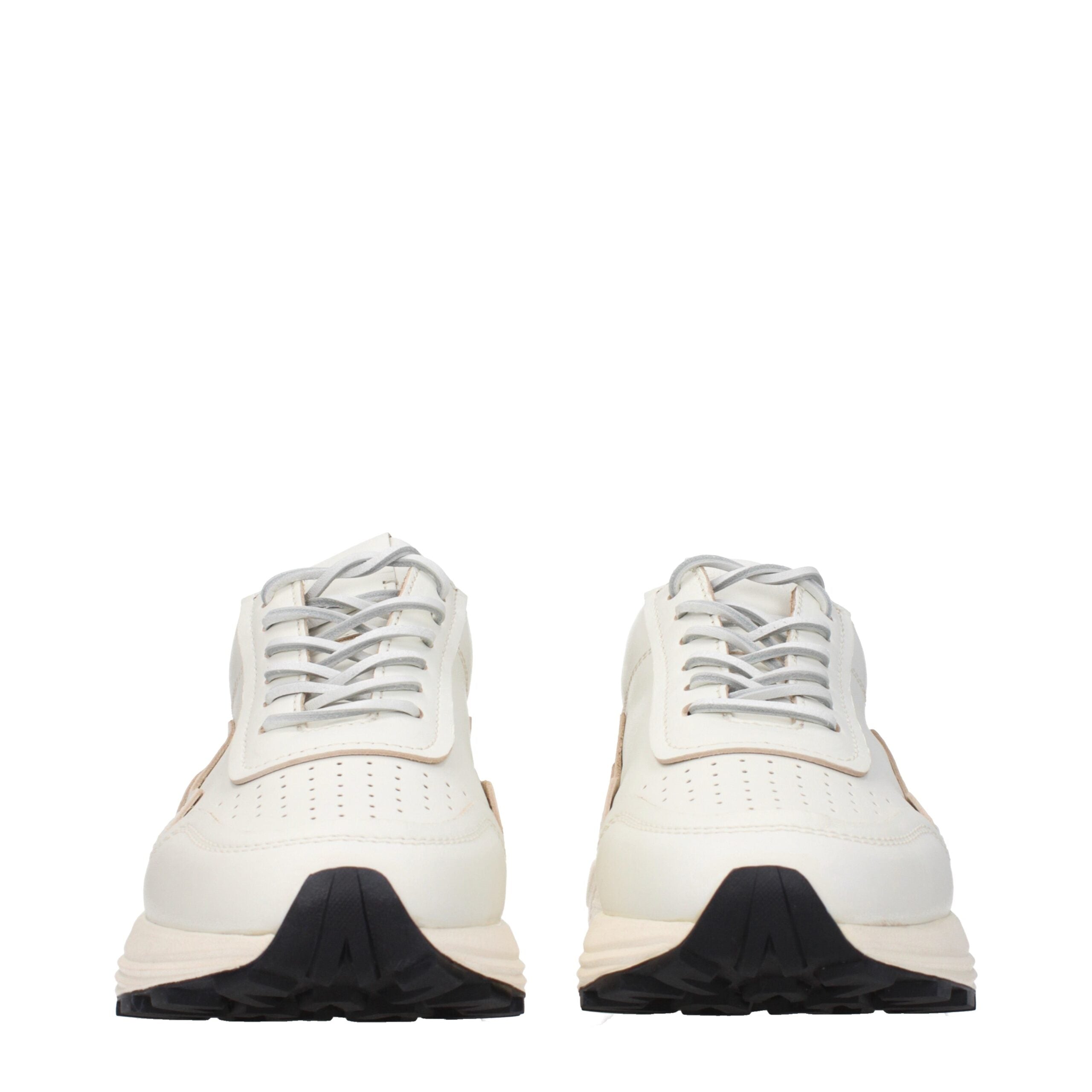 Buttero White Leather Sneakers