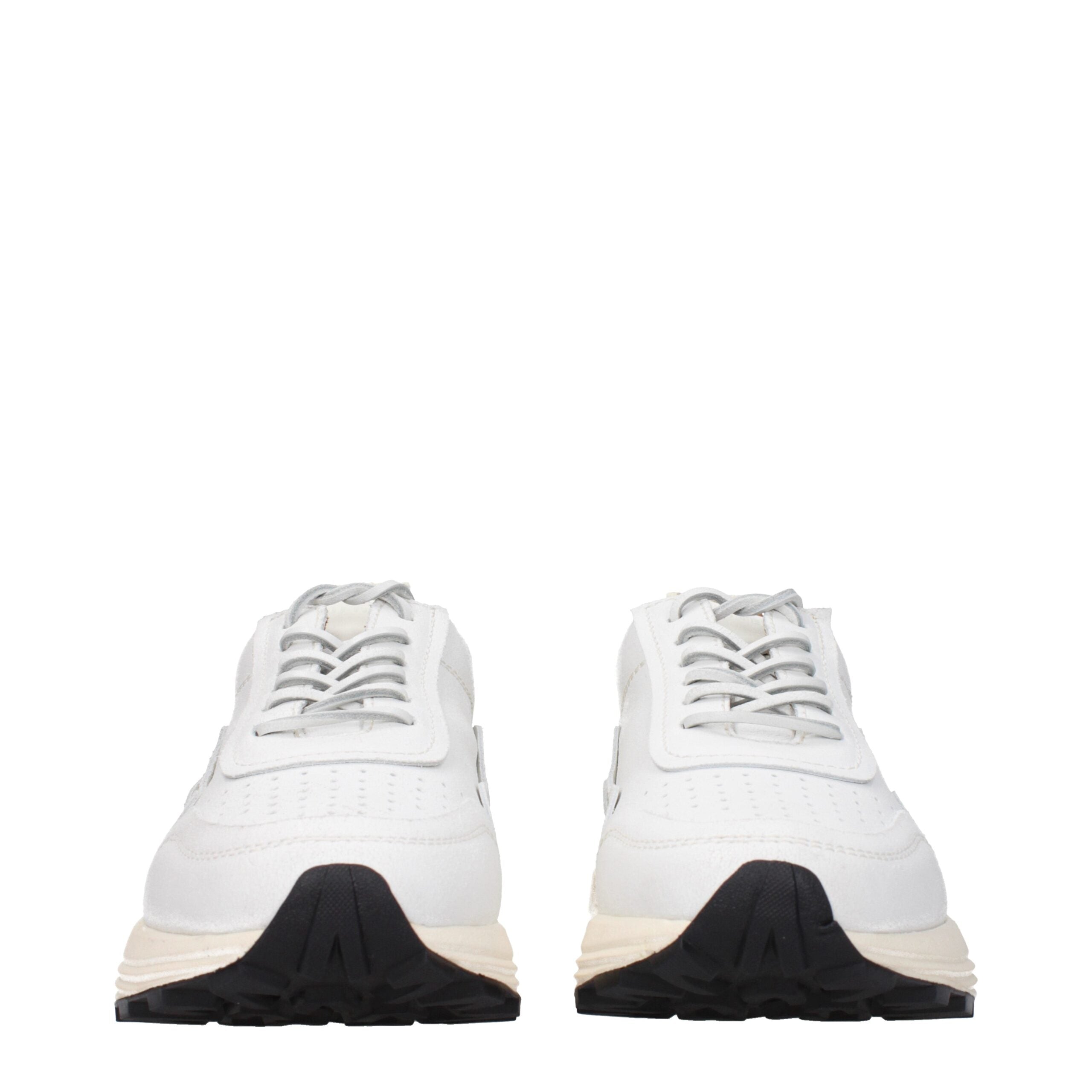 Buttero White Leather Sneakers