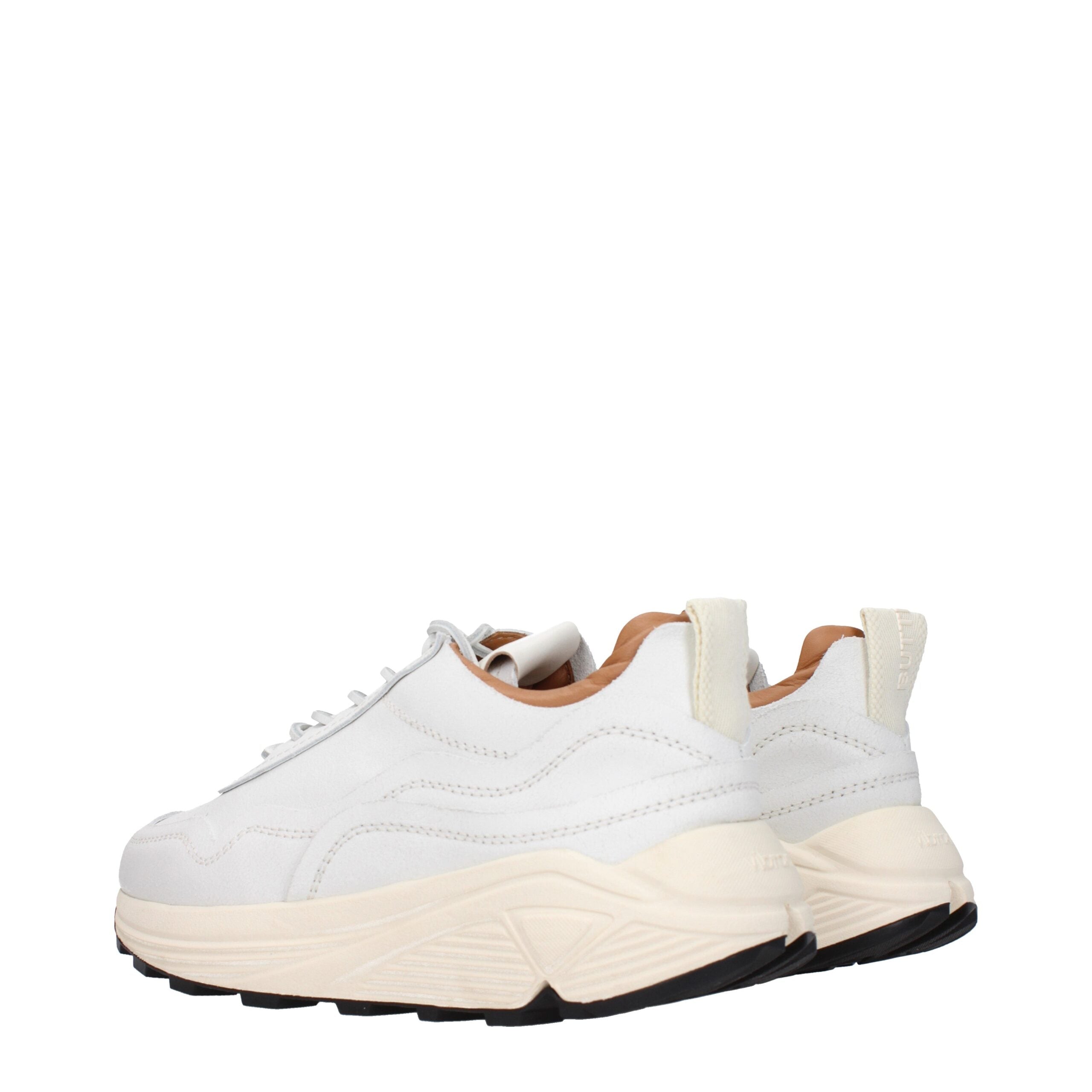 Buttero White Leather Sneakers