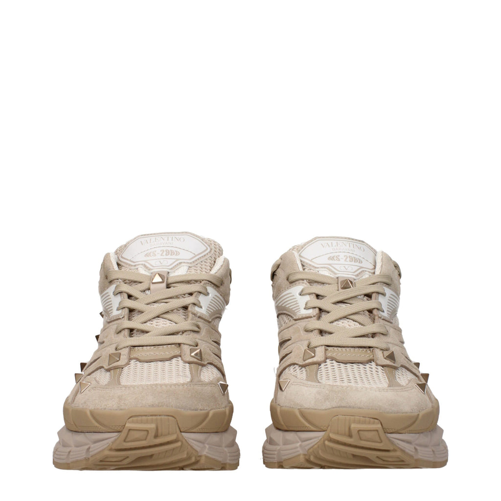 Valentino Garavani Beige Fabric Sneakers