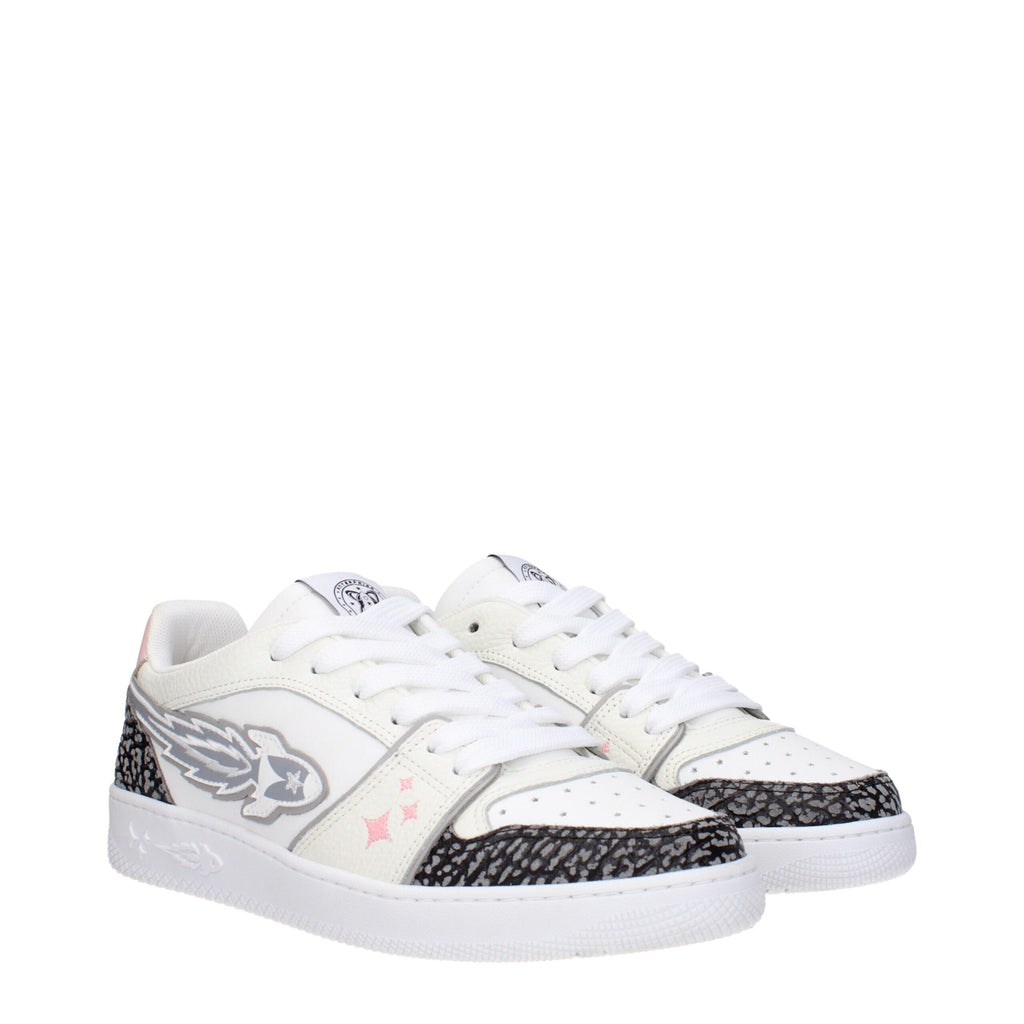 Enterprise Japan White Leather Sneakers