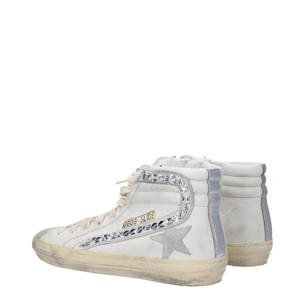 Golden Goose White Leather Sneakers