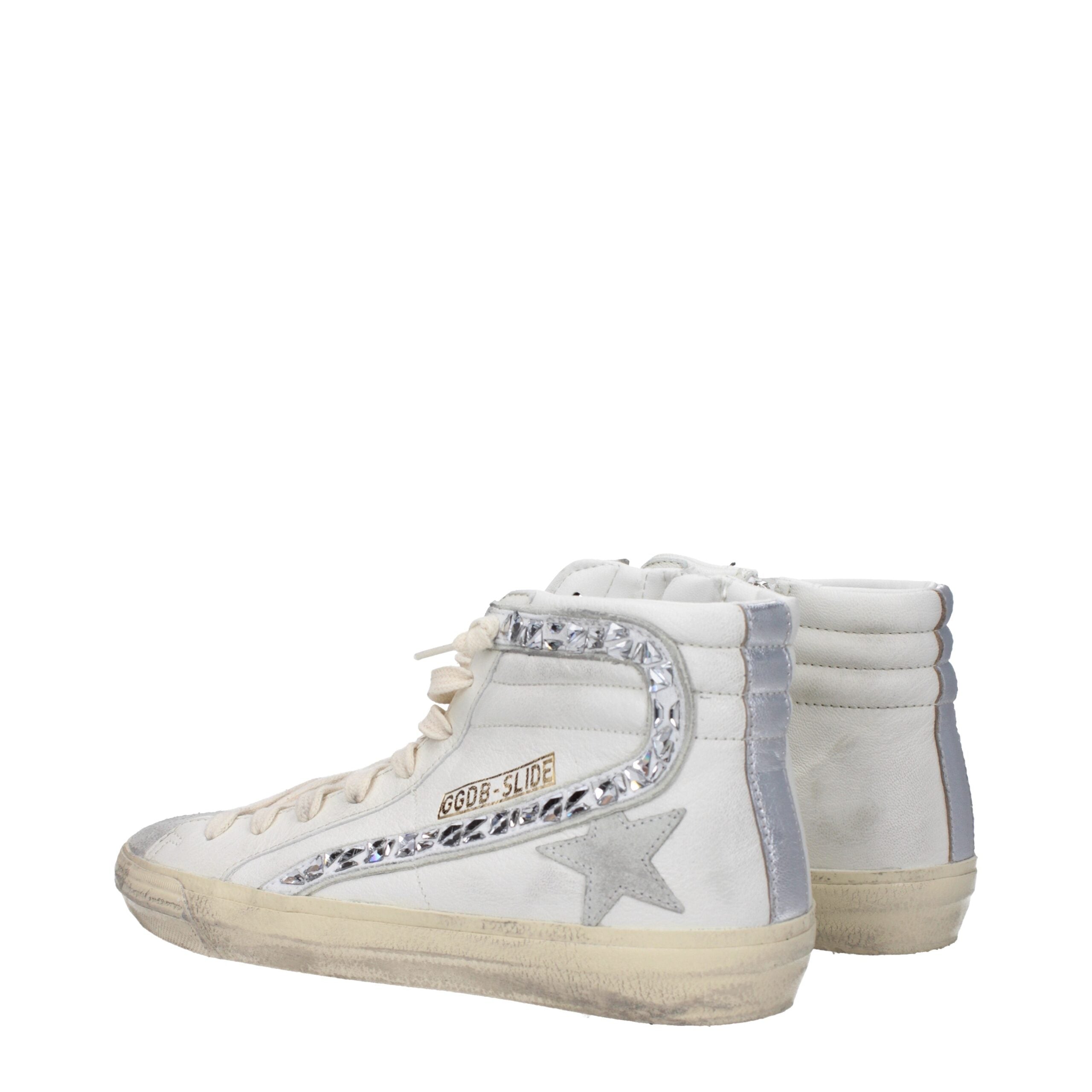 Golden Goose White Leather Sneakers