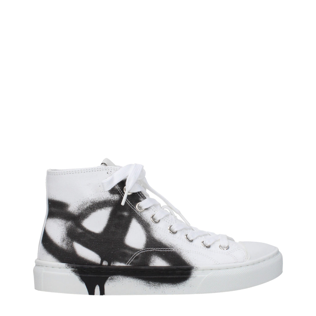Vivienne Westwood White Fabric Sneakers