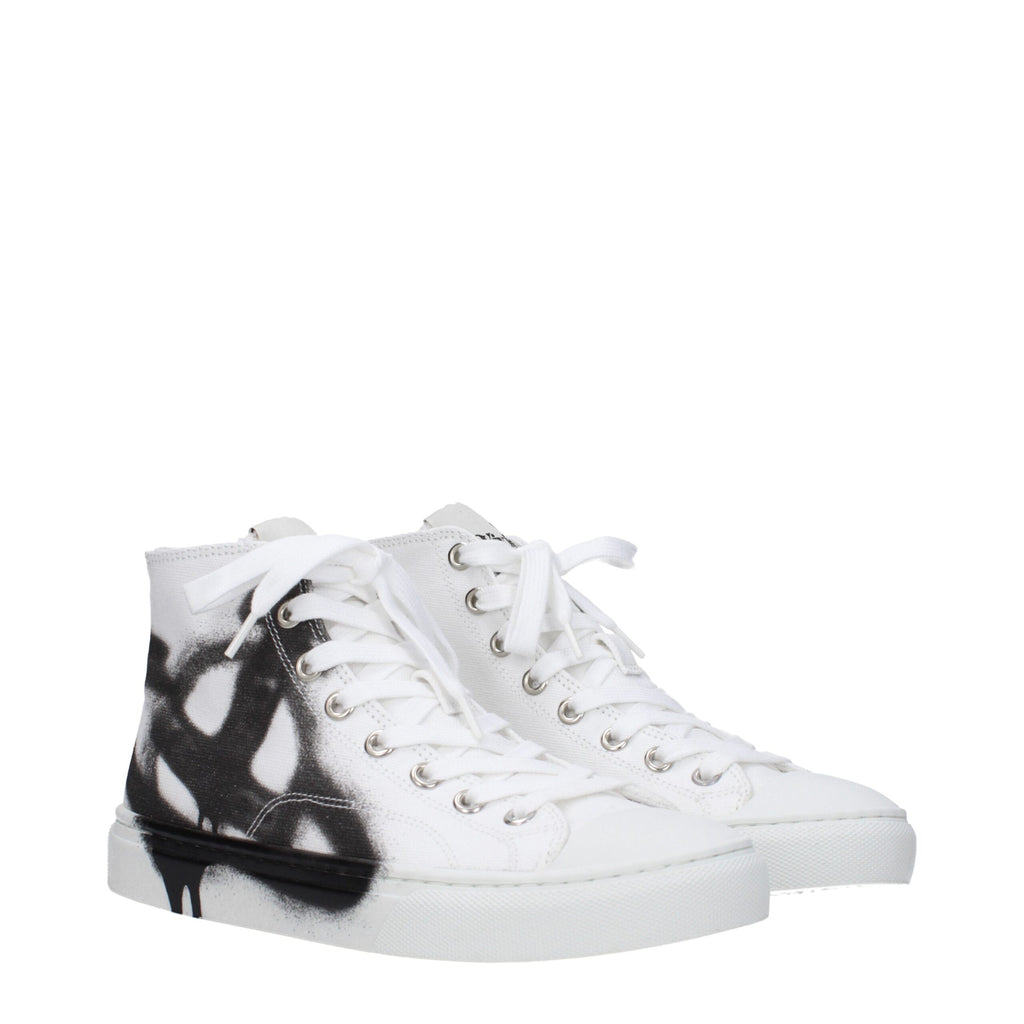 Vivienne Westwood White Fabric Sneakers