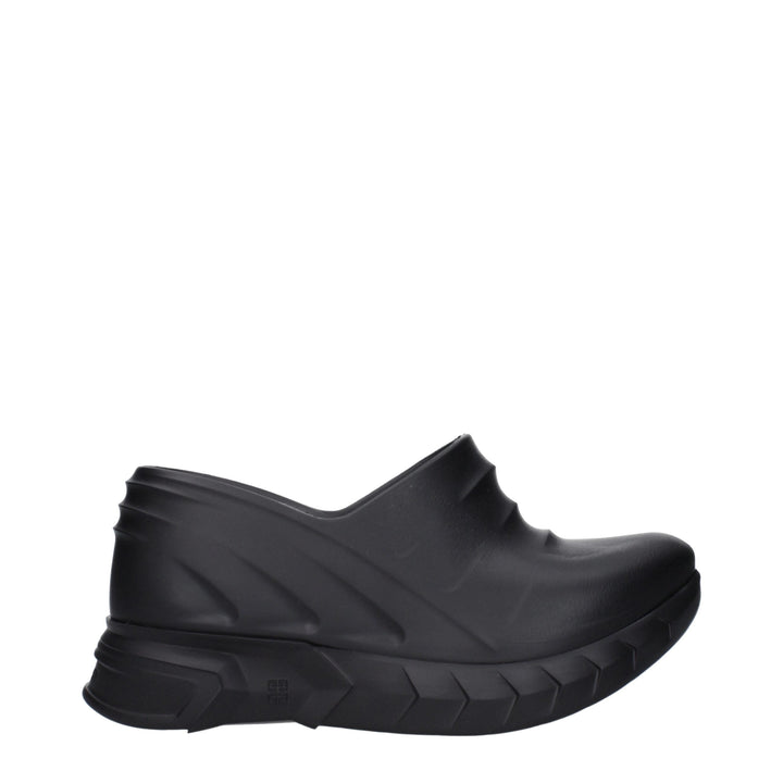 Givenchy Black Cotton Slippers