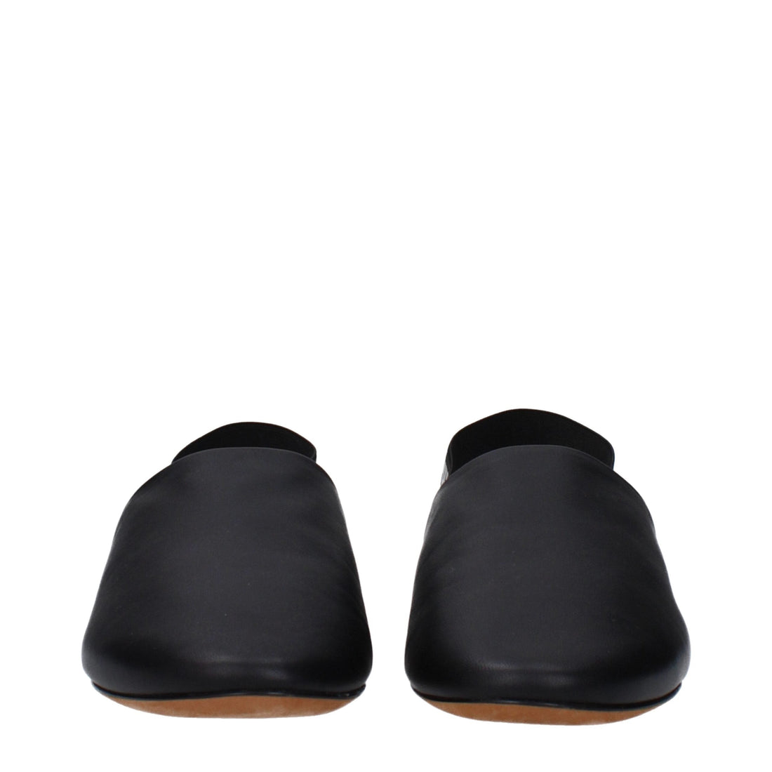 Givenchy Black Leather Slides