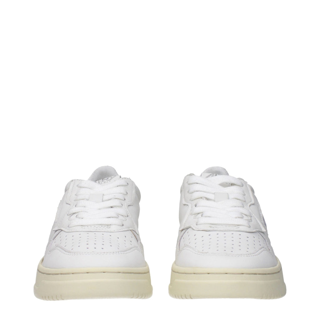 Autry White Leather Sneakers