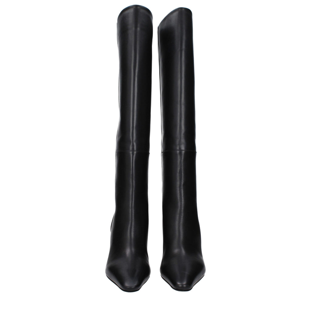 Jacquemus Black Leather Boot