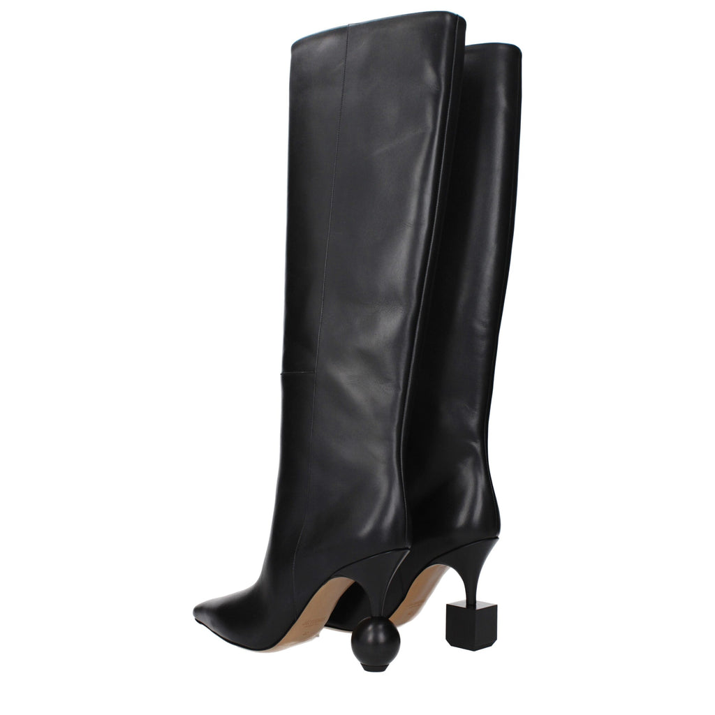 Jacquemus Black Leather Boot