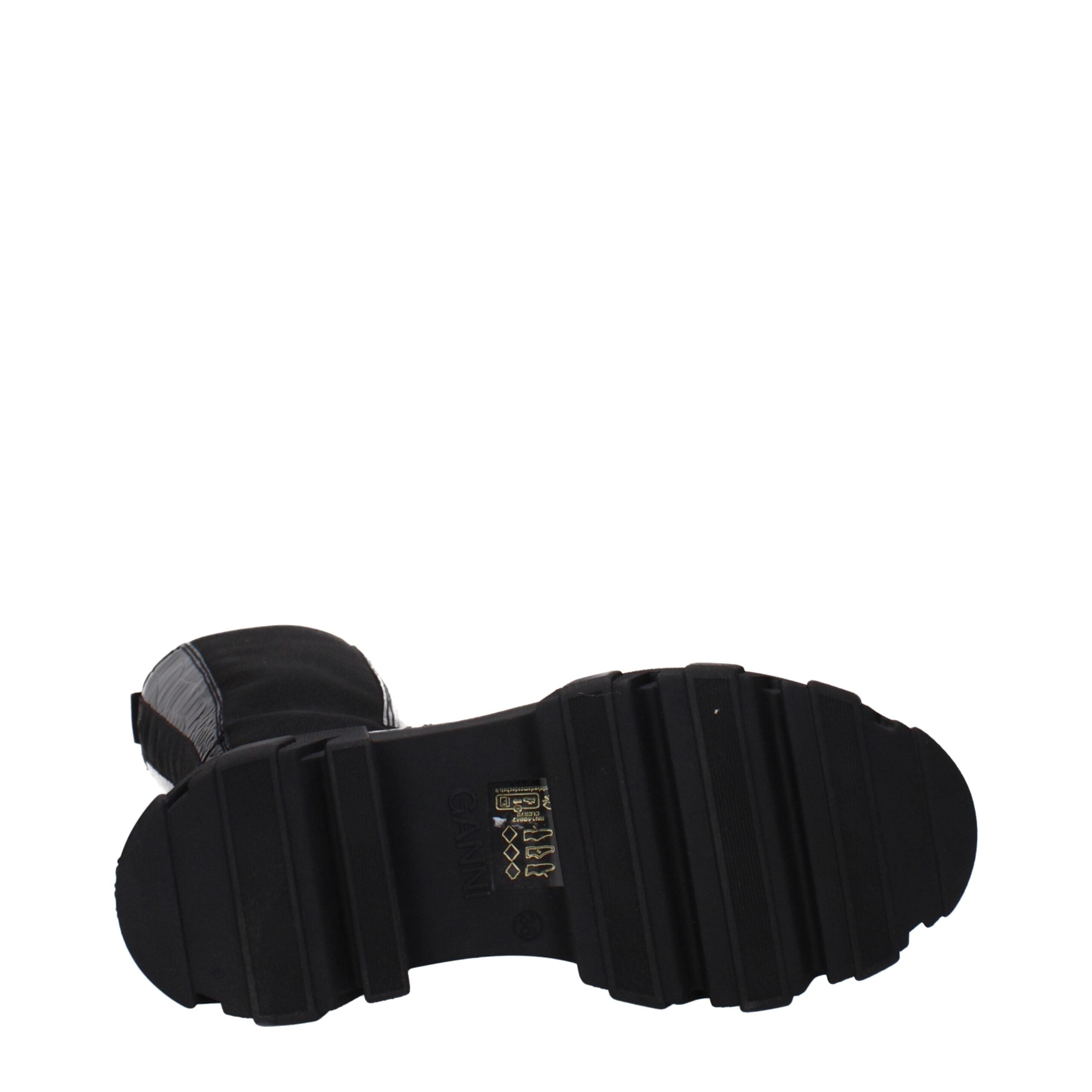 Ganni Black Leather Boot
