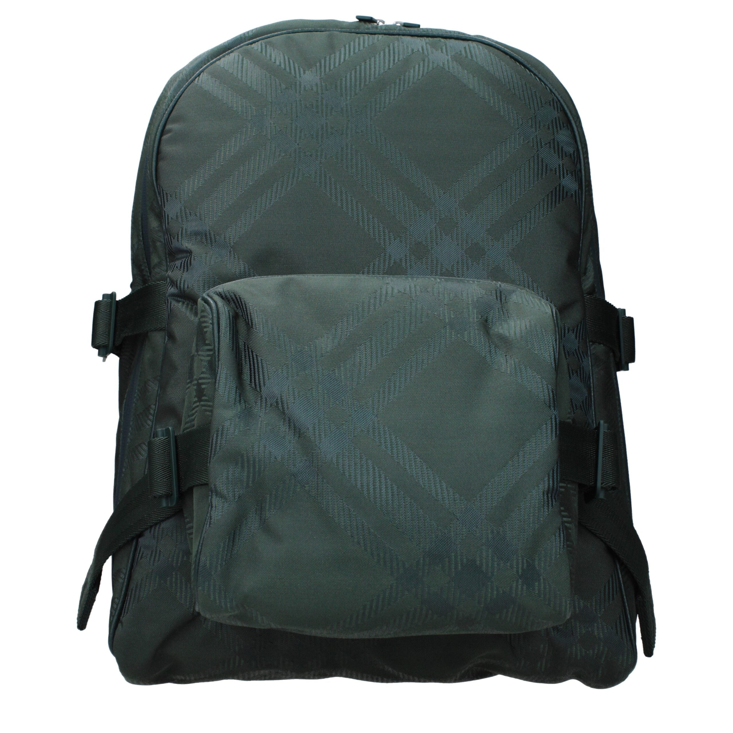 Burberry Green Fabric Backpack