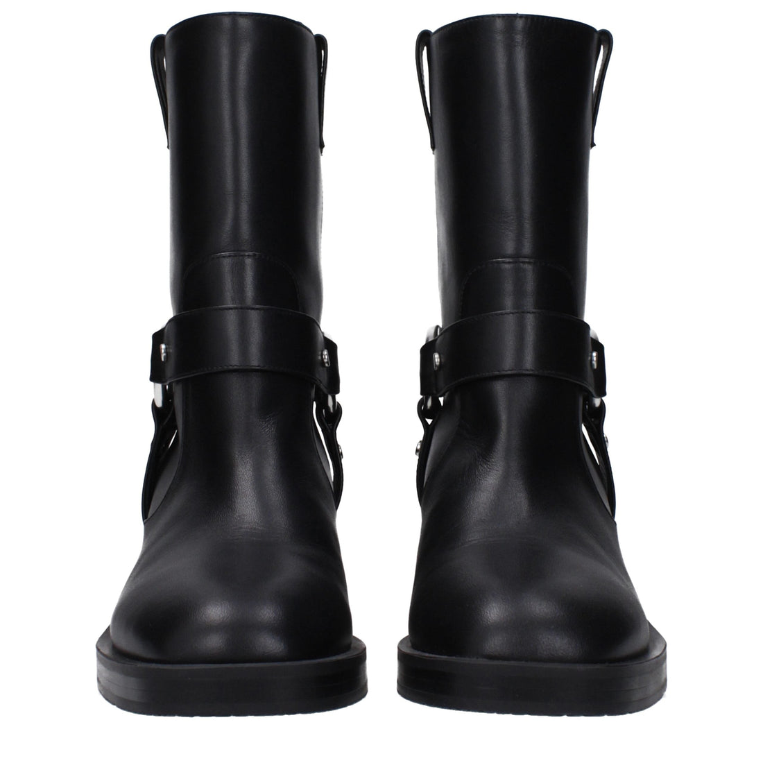 Stuart Weitzman Black Leather Ankle Boots