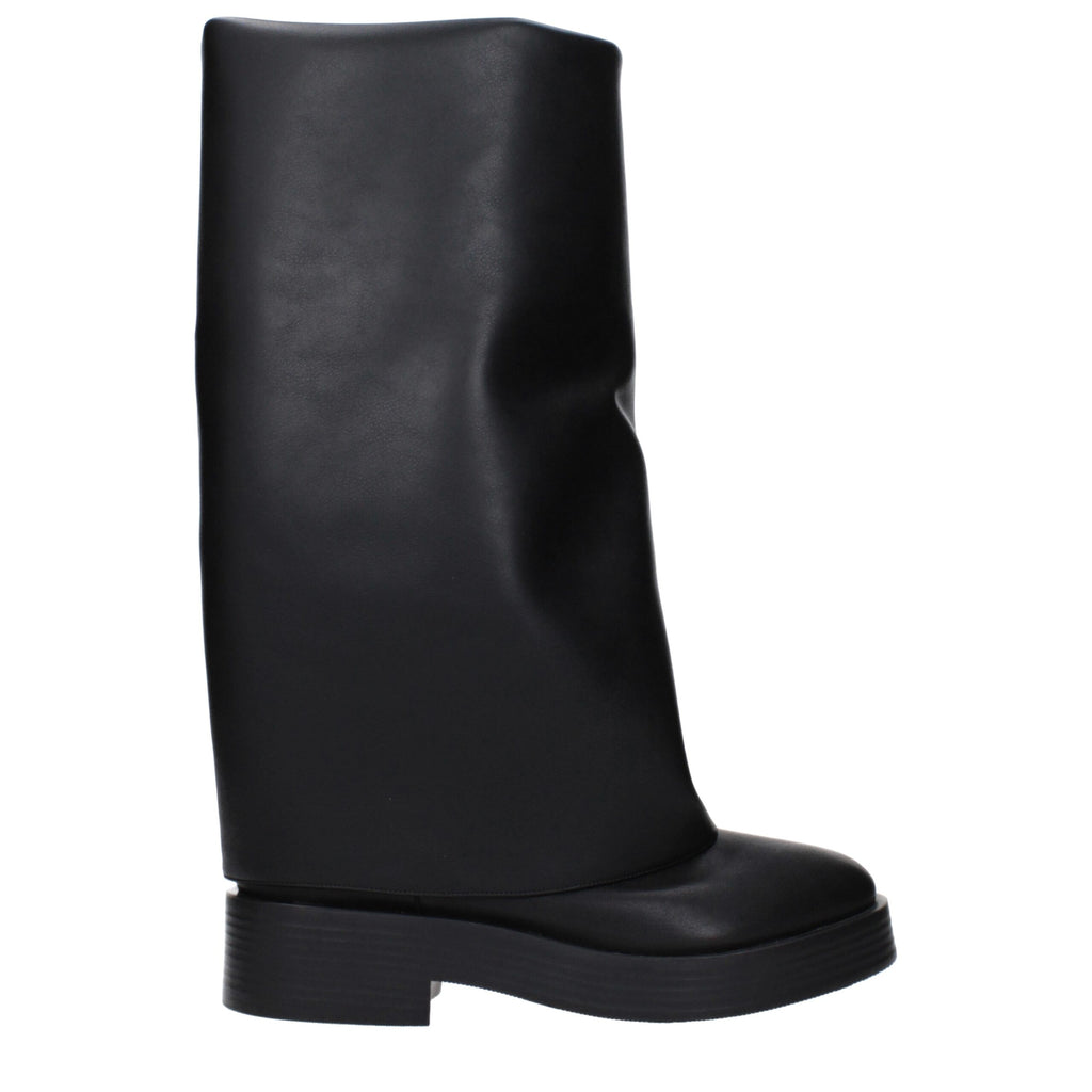 Casadei Black Leather Boot