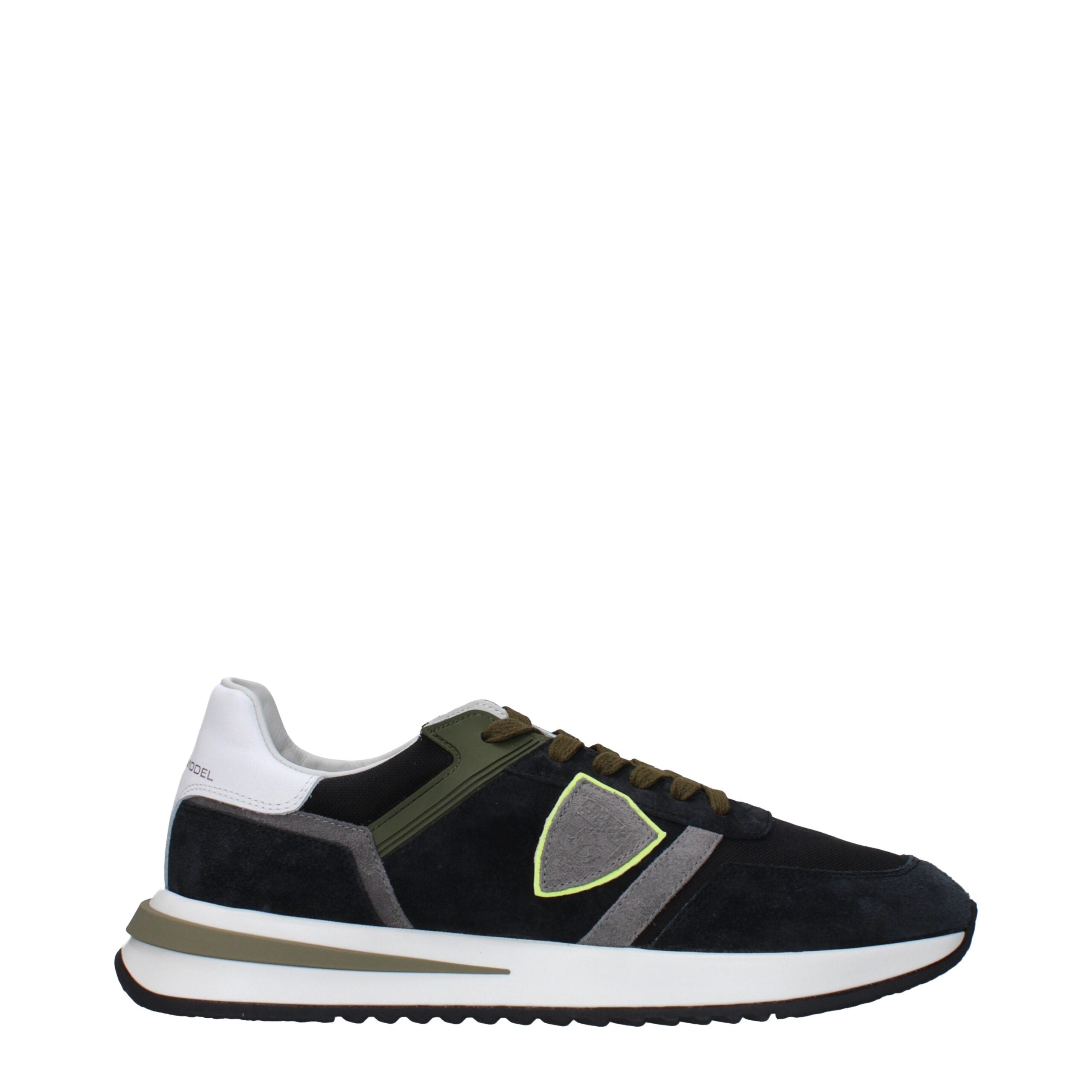 Philippe Model Blue Leather Sneakers
