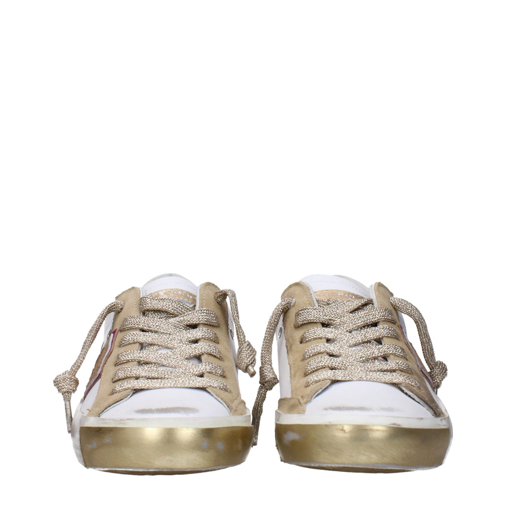 Philippe Model White Leather Sneakers