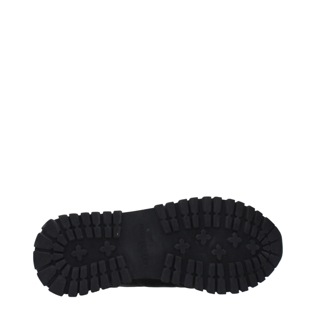 Philippe Model Black Leather Sneakers