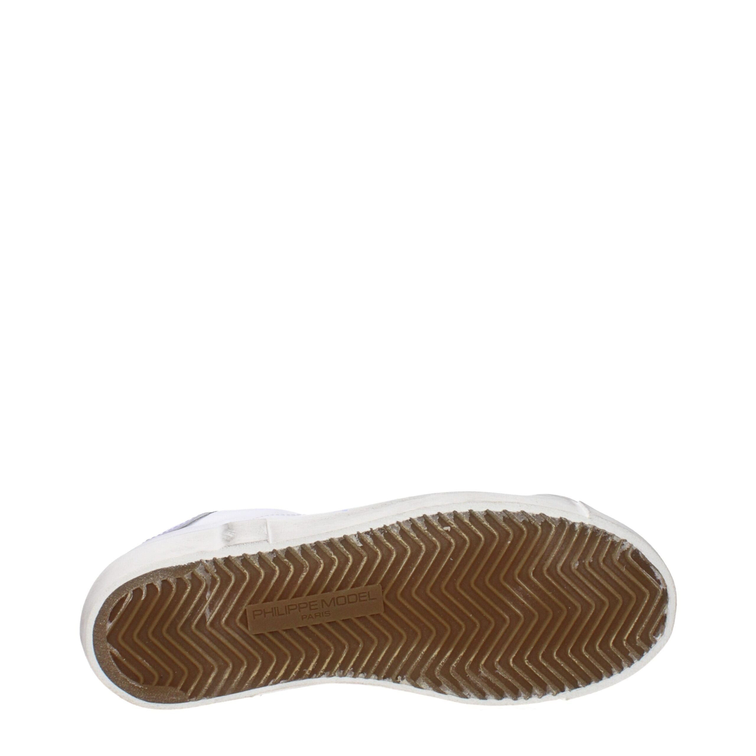 Philippe Model White Leather Sneakers