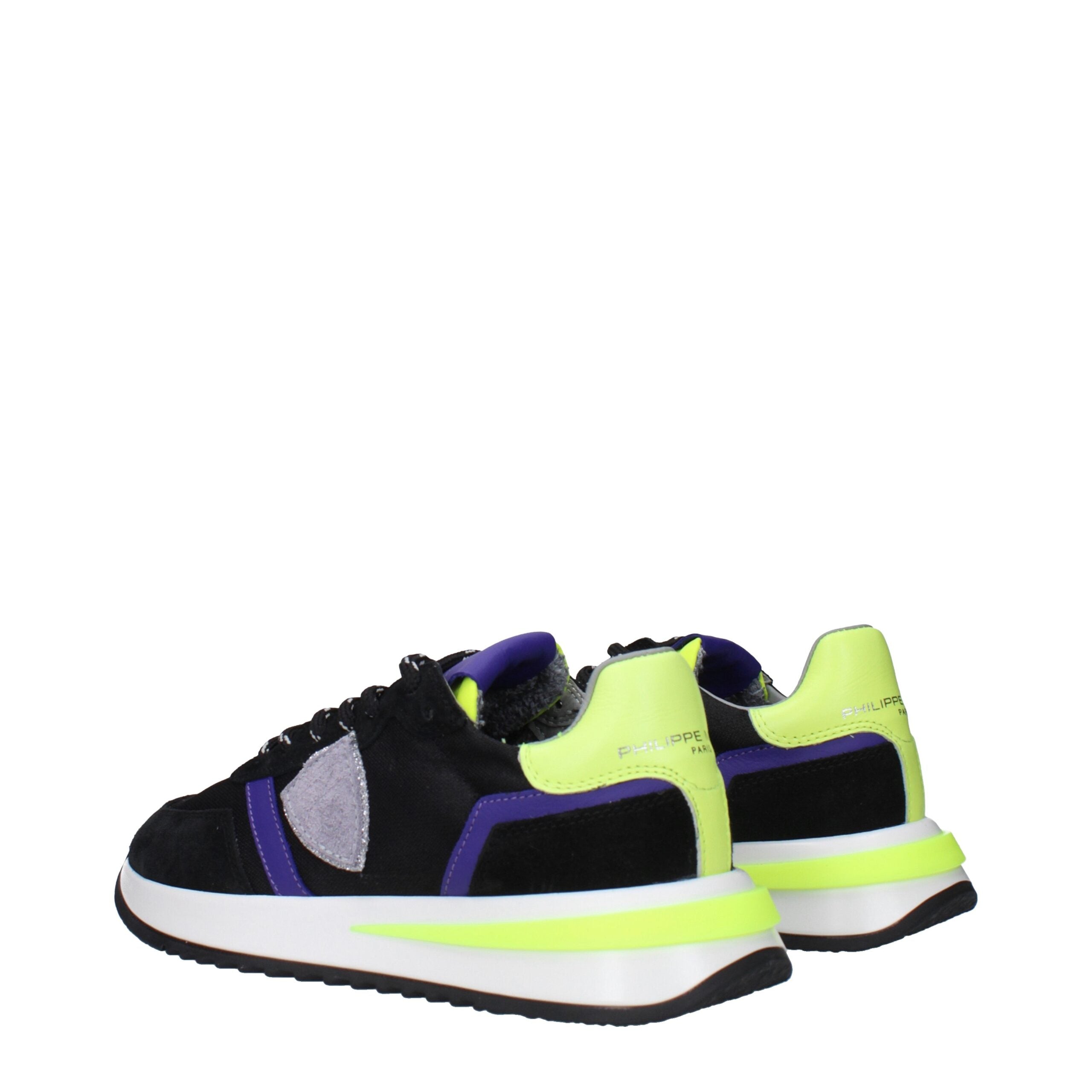 Philippe Model Black Fabric Sneakers