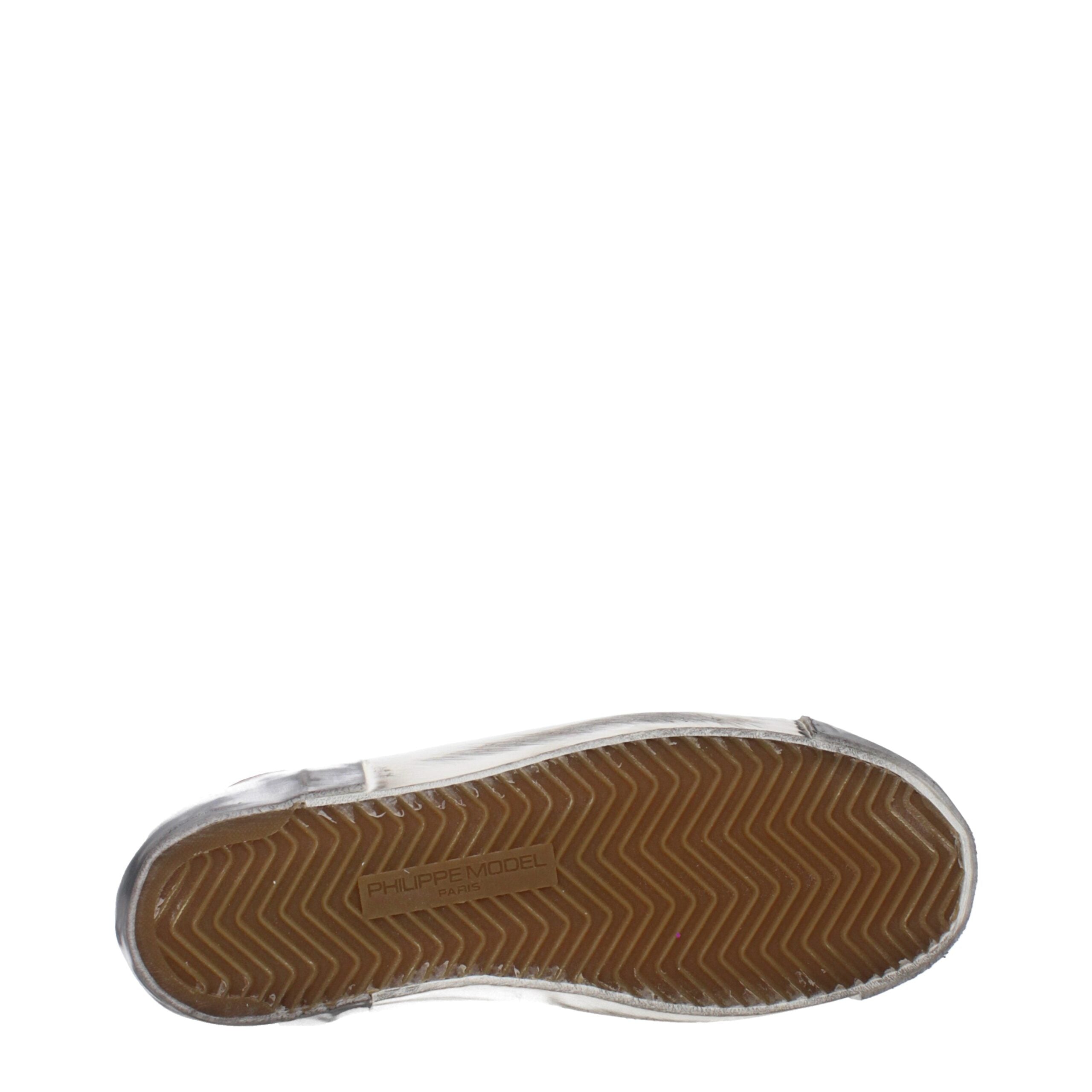 Philippe Model White Leather Sneakers