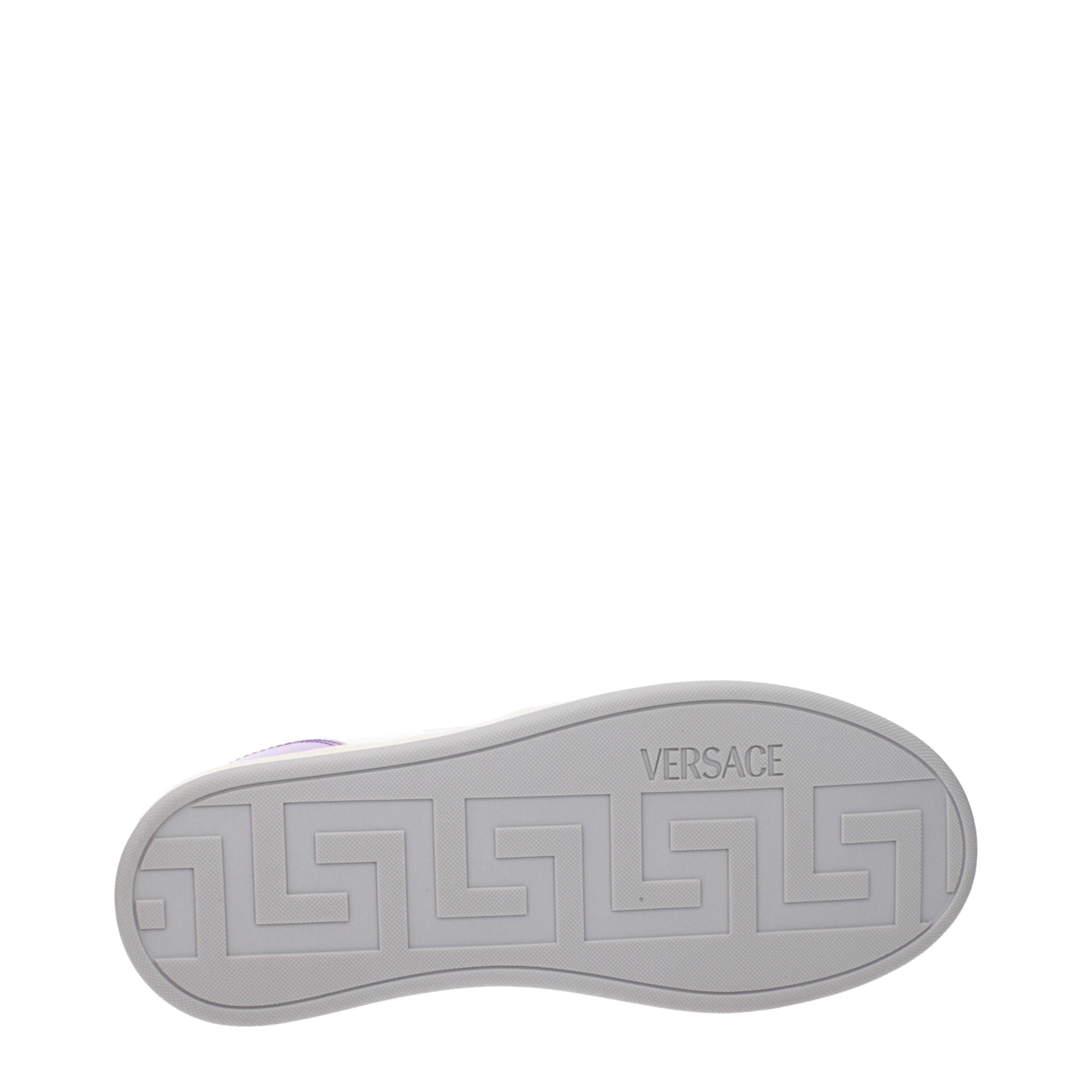 Versace White Leather Sneakers