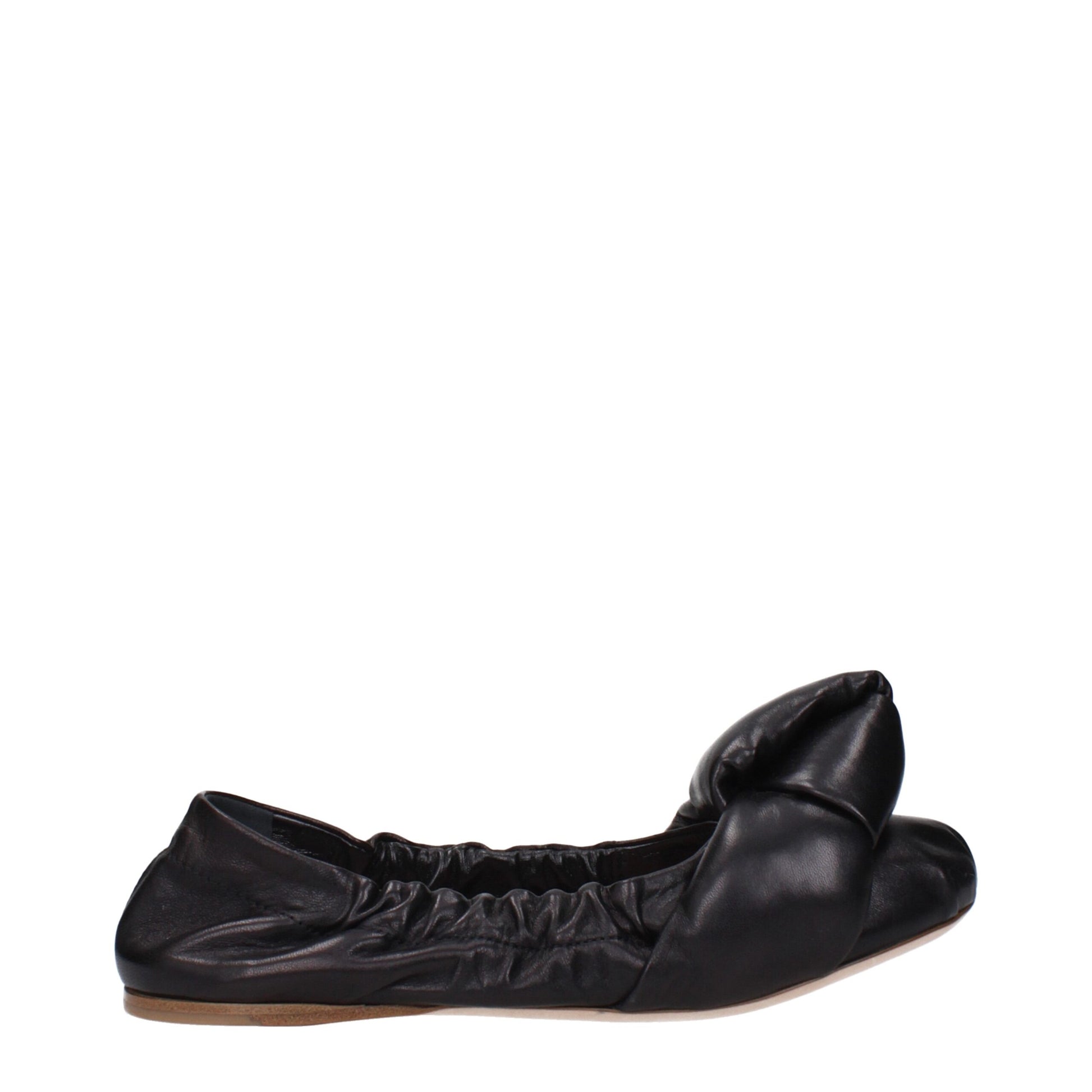 Miu Miu – Schwarze Ballerinas aus Leder
