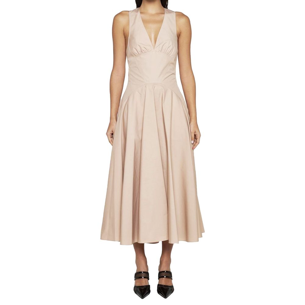 Alaïa Midikleid aus Baumwolle