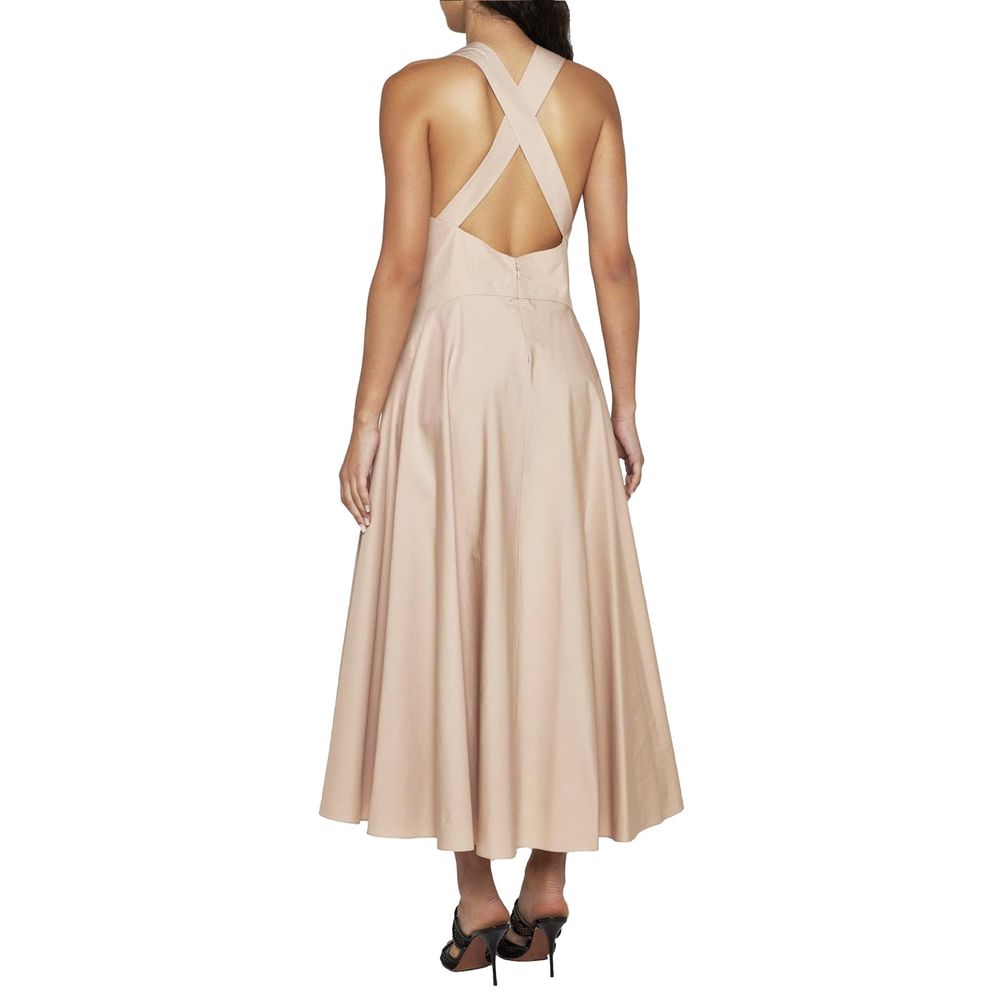 Alaïa Midikleid aus Baumwolle