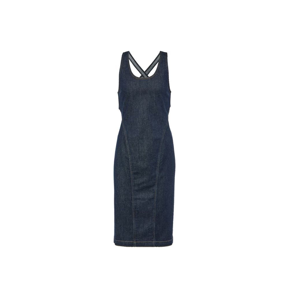 Alaïa Sculpt Denim-Kleid