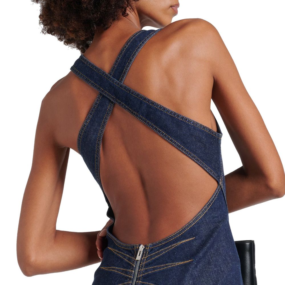 Alaïa Sculpt Denim-Kleid