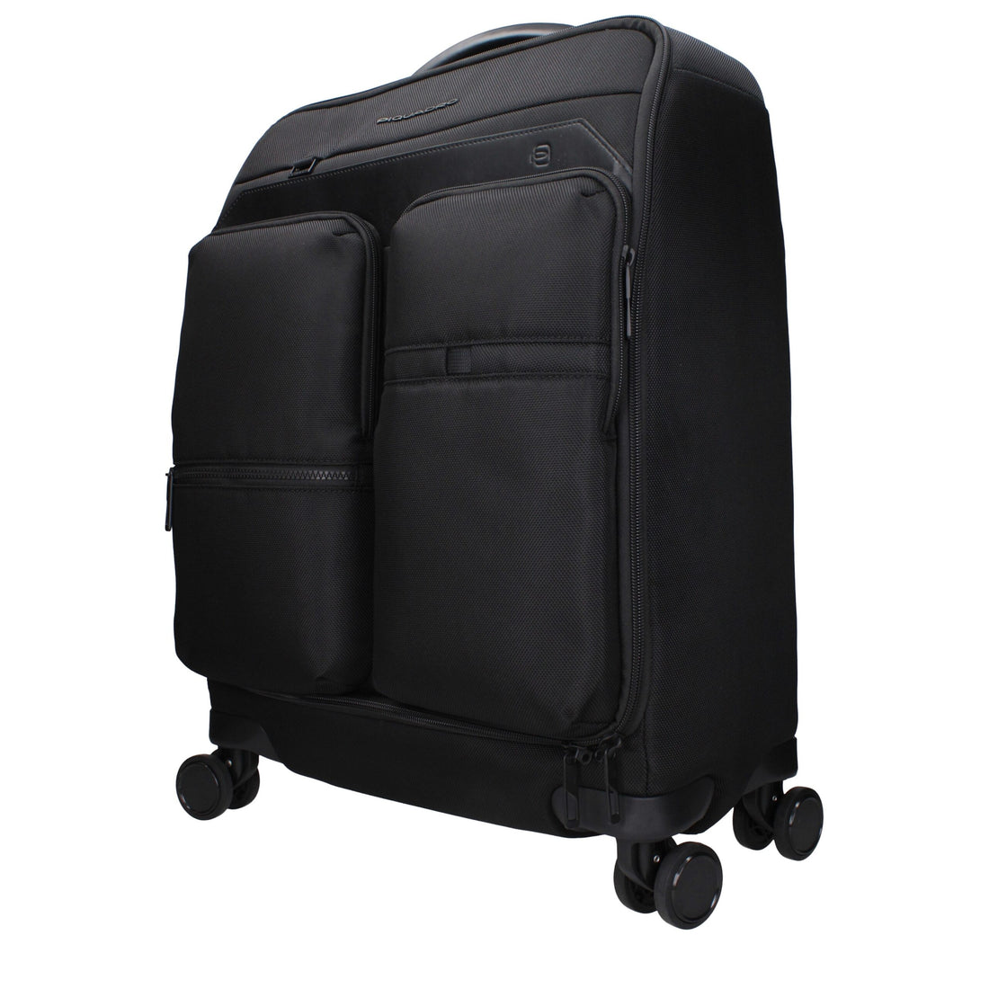 Piquadro Black Fabric Luggage And Travel
